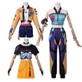 thumbnail image 1 of KPop Demon Hunters Cosplay Costume Set Rumi Mira Zoey Halloween Party Fancy Dress for Womens Girls, 1 of 5