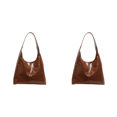 thumbnail image 1 of Bolso Hombro para Mujer Mano Con Cierre Magnético Cuero PU (marrón), 1 of 5