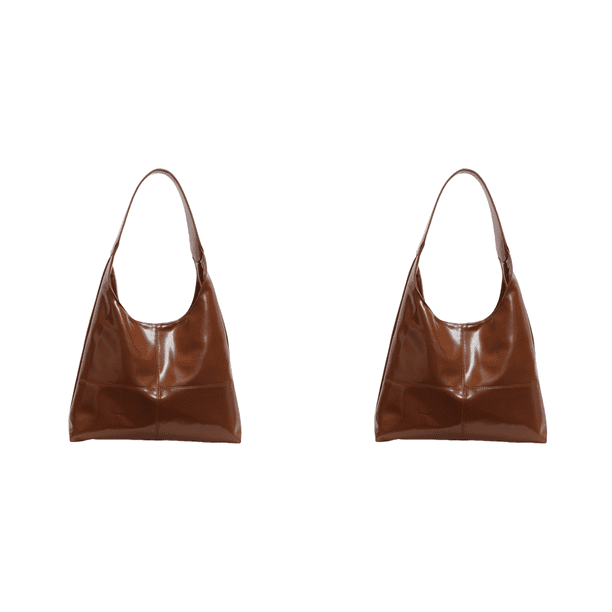 Bolso Hombro para Mujer Mano Con Cierre Magnético Cuero PU (marrón)