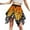 A-Orange690, variant on Jamsmile Women Skirts Butterfly Rainbow Tutu Carnival Skirts High Waisted Trendy High Elastic Waist Casual Carnival Skirts