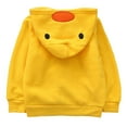 thumbnail image 5 of Zshosam Boys Jackets Girls Boys Fleece Jacket Kids Winter Coat Lightweight Full-Zip Spring Fall Windbreaker Size 18 24 Months,(Yellow 18-24 Months), 5 of 5