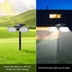 thumbnail image 3 of Lámpara de pared Irfora Foco solar para jardín de doble cabezal, 32 LED, foco solar, montaje en la pared, control de luz de inserción en el suelo, lámpara de inducción de movimiento, IP65, impermeable Irfora Lámpara de pared, 3 of 7