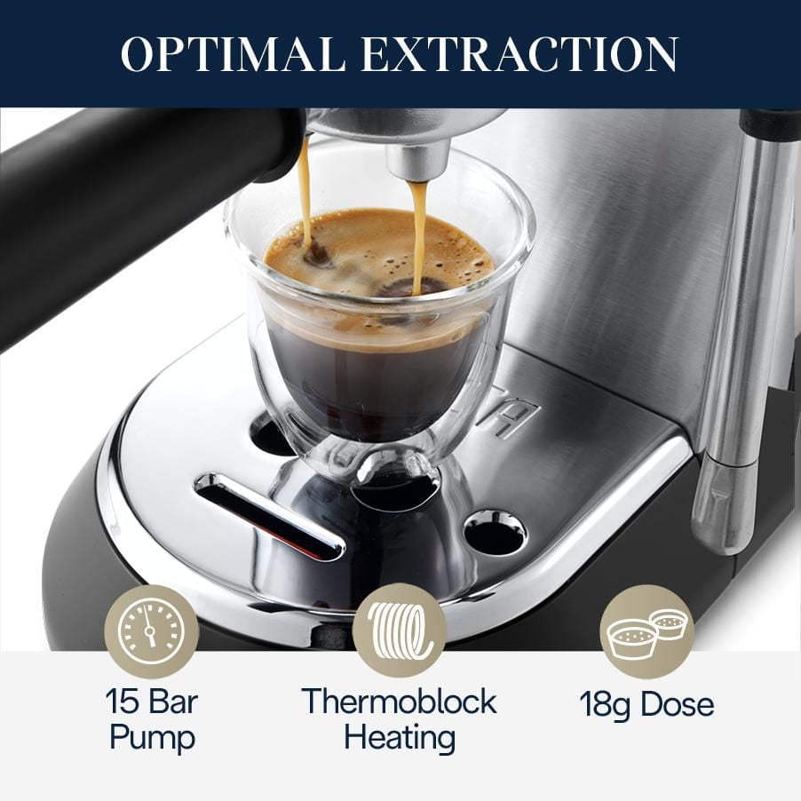 De'Longhi EC885M Dedica Arte Pump Espresso Machine, in