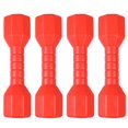 thumbnail image 1 of Mizh - 4 mancuernas octogonales para niños, equipo de fitness de plástico para exteriores, herramienta de baile para niños, juguete de ejercicio (rojo), 1 of 4