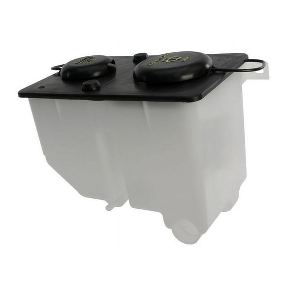 Radiator Coolant Overflow Expansion Tank and Windshield Washer Reservoir - Compatible with 1987 - 1996 Ford F-250 1988 1989 1990 1991 1992 1993 1994 1995
