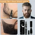 thumbnail image 6 of Beard Filler Pencil for Men Waterproof Sweat Proof Natural Looking Facial Hair Enhancer for Mustache and Shape - BW1, 6 of 8