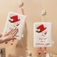 thumbnail image 4 of Toalla de Manos Navideña | Tejido Aterciopelado Resistente a Las Pelusas | Toalla Absorbente de Secado Rápido para Cocina y Baño | Presilla para Colgar y Guardar Fácilmente | Colores Festivos: Rojo,, 4 of 6