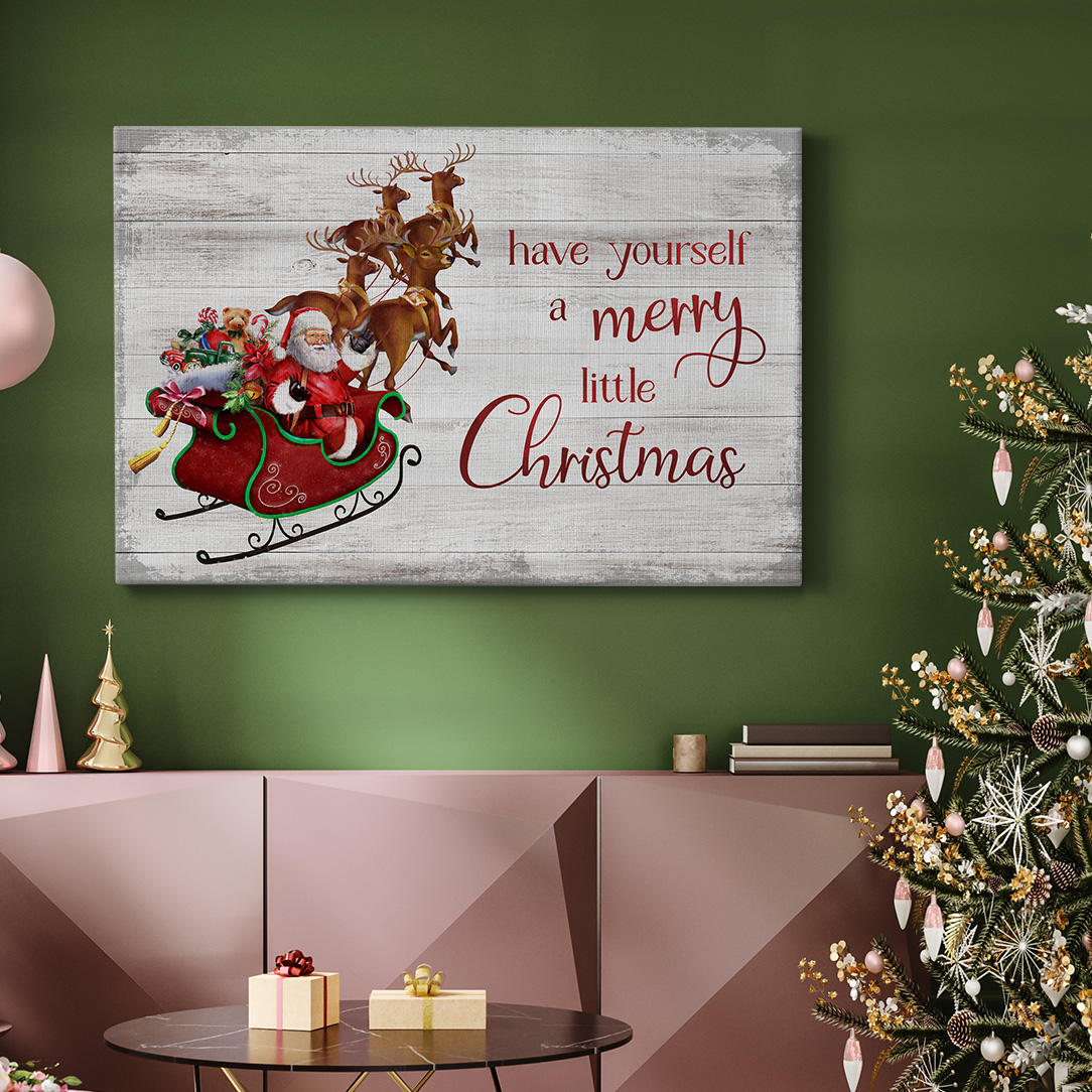 Merry Little Christmas- Gallery Wrapped Canvas