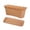 Brown, variant on Window Box Planters Pots Rectangular Indoor Outdoor Planter With Drainage Tray Wave Edge Windowsill Planter For Herbs Vegetables Flowers Balcony Garden Home Decor Small Medium Planter Flower Pot