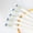 Daffodil 5PC Ceramic, variant on 5 Pairs Ceramic Chopsticks - Reusable Chopsticks Dishwasher Safe, 9.5 Inches - Daffodil