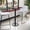Mahogany, variant on Emma + Oliver 24" Square Walnut Laminate Bar Table Top-18"RD Base/Foot Ring
