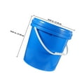 thumbnail image 2 of BESTYASH 1Set Paint Cans HDPE Blue Round Storage With Sealed Lid, 2 of 6