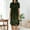 Army Green, variant on Womens Button Down Shirt Dresses Button Up Collared Neck Tunics Short Sleeve Midi Dress Solid Casual Velvet Dresses Pink XL