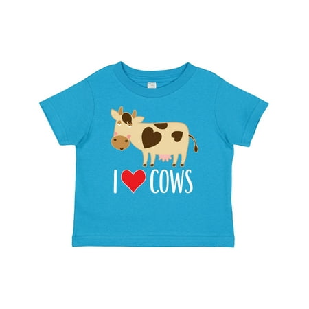 

Inktastic I Love Cows Dairy Farmer Gift Baby Boy or Baby Girl T-Shirt