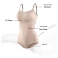 thumbnail image 5 of Ropa interior de una pieza moldeadora de cuerpo para mujer, mono moldeador de cuerpo con soporte para el pecho, con tirantes abiertos y realce de cadera, estilo europeo y americano, 5 of 5