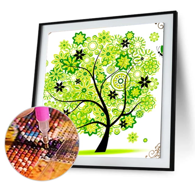 Cuadros Decorativos 5D árbol de las cuatro estaciones diamante pintura punto de cruz decoración del hogar primavera JShteea Nuevos Originales