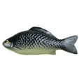 thumbnail image 2 of Sioweci Simulated Fish Model Realistic Black White Artificial Crucian Figurine Fish Decoration Ornament Kids Animal Learning Toy Photo Prop Black, 2 of 12