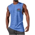 thumbnail image 2 of Ynynloco Mens Tank Tops Beach Summer Quick Dry Sleeveless Shirts Graphic Vacation Tanks Muscle Gym Tank Top, 2 of 5