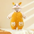 thumbnail image 5 of Newborn Infant Baby Girl Boy Romper Cute Ear Hooded Cotton Jumpsuit Long Sleeve Bodysuit Winter Warm Soft Onesie Playsuit Outfit, 5 of 6