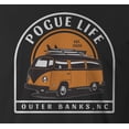 thumbnail image 2 of 9 Crowns Tees Men's Graphic Unisex "Pogue Life" Funny T-shirt (2XL, Unisex Black), 2 of 3