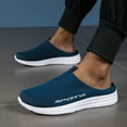thumbnail image 2 of Men's Slip On Hollow Out Casual Shoes Breathable Lightweight Solid Comfy For Outdoor Walking Fishing, 2 of 9