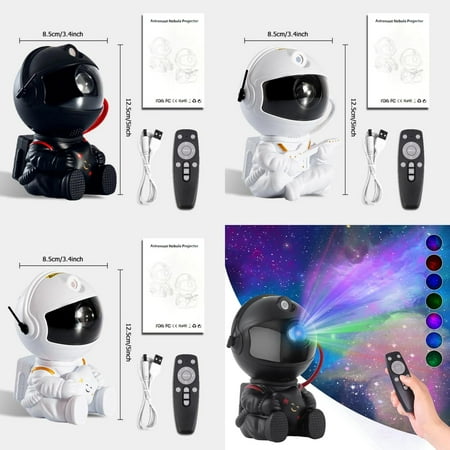

DUFDIEJ Star Projector Night Light Astronaut Space Projector Starry Nebula Ceiling LED Lamp Bedroom Decorative gift
