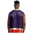 thumbnail image 2 of Aislor Men's Adults Toad Open Front Waistcoat Vest Purple 3XL, 2 of 7
