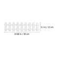 thumbnail image 2 of Frcolor Fence Gardenwhite Decorative Picket Trellis Panels Border Fences Outdoor Fence Decor Courtyard Fences Panels, 2 of 7