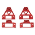thumbnail image 2 of Aleación de aluminio Torres de choque trasero de la parte trasera Hoops RC Accesorios de actualización del automóvil para 1/12 H12Y Control remoto CAR Rojo, 2 of 10