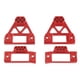 thumbnail image 2 of Torre de choque de automóvil RC Conjunto de amortiguadores Torres de amortiguadores Accesorios de actualización de automóvil RC para 1/12 H12Y Control Rojo, 2 of 8