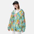 thumbnail image 3 of Kdxio Cute Pineapples Print Women Men Sun Protection UPF 50+ Jackets Zip Up Long Sleeve Hoodie Hiking Lightweight with Pockets, 3 of 7