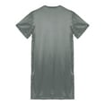 thumbnail image 6 of Manyakai Men's Short Sleeve Sleep Shirt V-Neck Nightgown Soft Loose Nightshirt Pajama Sleepwear Grey M, 6 of 7