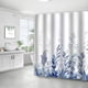 thumbnail image 5 of Cortina de ducha para decoración del hogar, decoración de habitaciones, decoración de paredes, tela divisoria para baño, impresión digital, impermeable, con ganchos, poliéster sin perforaciones., 5 of 6