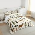 thumbnail image 3 of Feelyou Jungle Deer Elk Twin Comforter Sets, Hunting and Fishing Bedding Set, 2-Piece, 3 of 8