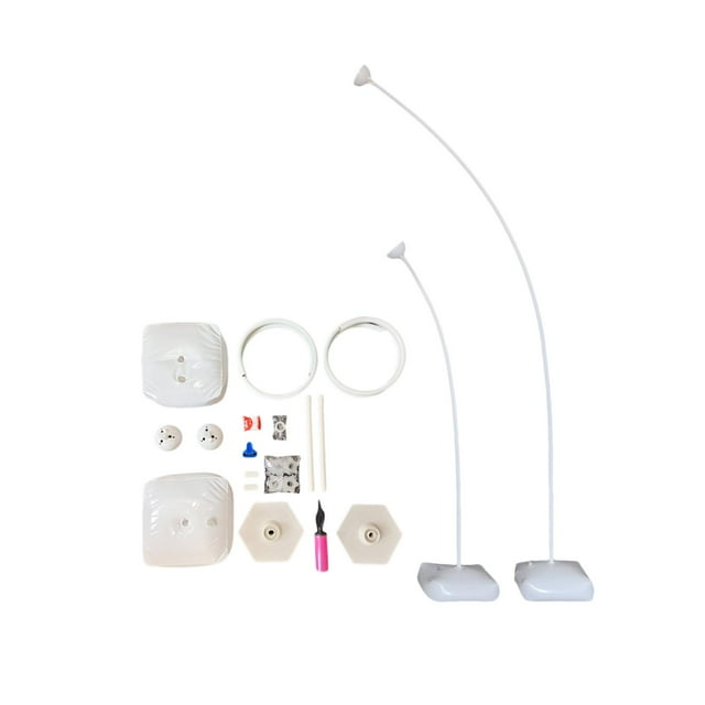 veasfak Support d'Arche de Ballons Pratique pour Baby Showers Fête Mariage avec Accessoires