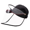 thumbnail image 3 of Sombrero Antiproyección Sunnimix Gorra de béisbol con protector facial Negro, 3 of 8