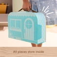 thumbnail image 4 of Fisher-Price Casa de Muñecas de Madera para Juego de Imaginación, Set Portátil de 15 Piezas para Niños en Edad Preescolar de 3+ Años, 4 of 6