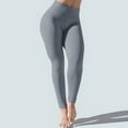 thumbnail image 6 of ZKCCNUK Women's Pants Soft High Waist Stretch Pleated Yoga Pants Casual Fitness Leggings Trouser S-2XL, 6 of 8
