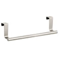 thumbnail image 6 of mDesign Modern Metal Over Door Rack and Towel Holder for Kitchen Cabinet, Satin, 6 of 6