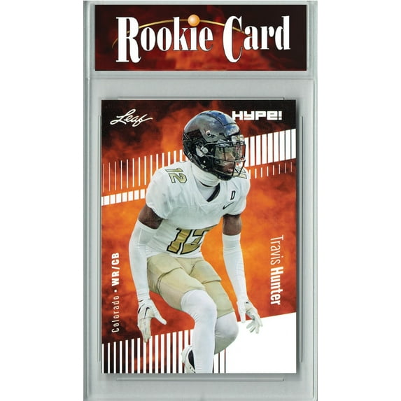 Certified Mint+ Travis Hunter 2024 Leaf HYPE! #172 Only 5000 Made Rookie Card Colorado Buffaloes
