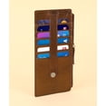 thumbnail image 4 of RFID Blocking Women's Wallet Vintage Leather All in One Card Case Holder Slim, Bronze, 4 of 8