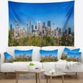 DESIGN ART Designart 'Calgary Skyline with Blue Sky' Cityscape Wall
