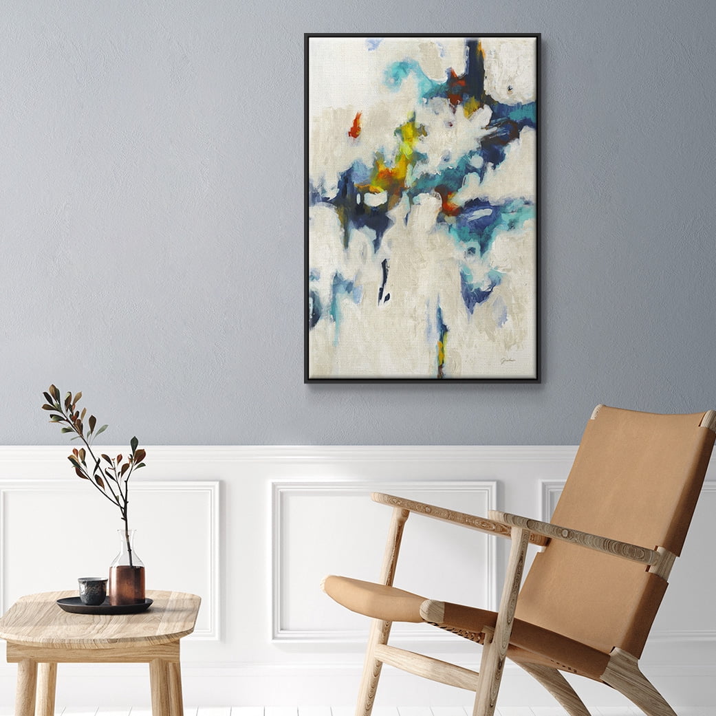 Find & Seek Framed Premium Gallery Wrapped Canvas - Ready to Hang - 27 x 41 - Black Floating Frame