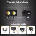 thumbnail image 2 of Par Faros Auxiliares Punkzz Lupa Led Para Auto Moto 80w, 2 of 7