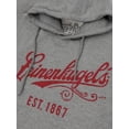 thumbnail image 2 of Tee Luv Men's Leinenkugel's Hoodie - Charcoal Leinenkugels Hooded Beer Sweatshirt (S), 2 of 3