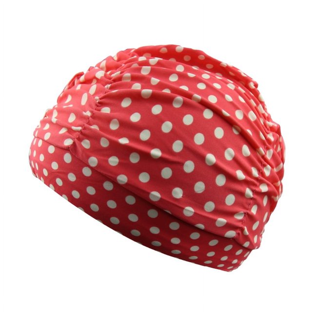 Gorro de baño de gran tamaño para mujer, para cabello largo y corto, para piscina, aguas termales, moda Joker, gorro de baño de tela con protección para los oídos