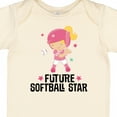 thumbnail image 4 of Inktastic Future Softball Star Girl Girls Baby Bodysuit, 4 of 5