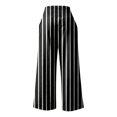 thumbnail image 3 of WILLBEST Pantalones Casuales de Mujer, Cintura Alta, Pierna Ancha, Estampados, con Bolsillos, para Uso Diario y Estilo. Extra Grande, 3 of 4