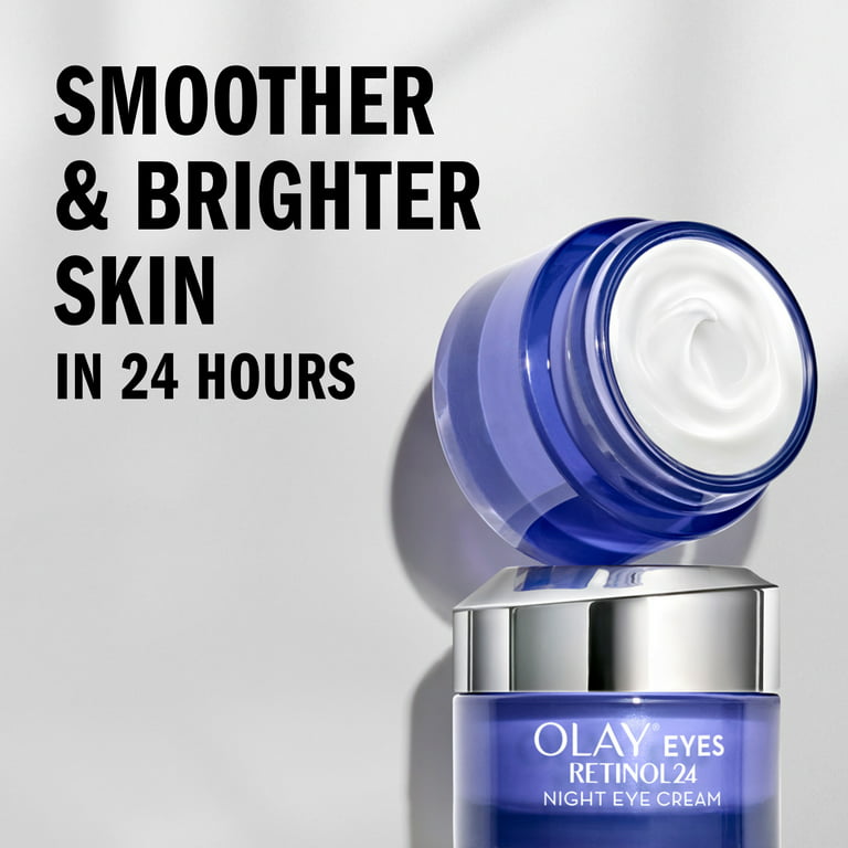 Olay Retinol 24 Night Eye Fragrance-Free, Skin, 0.5 fl -