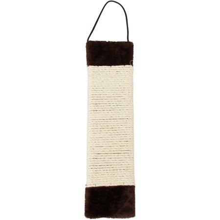 Cat Craft Door Hanging Cat Scratcher Pad, Brown